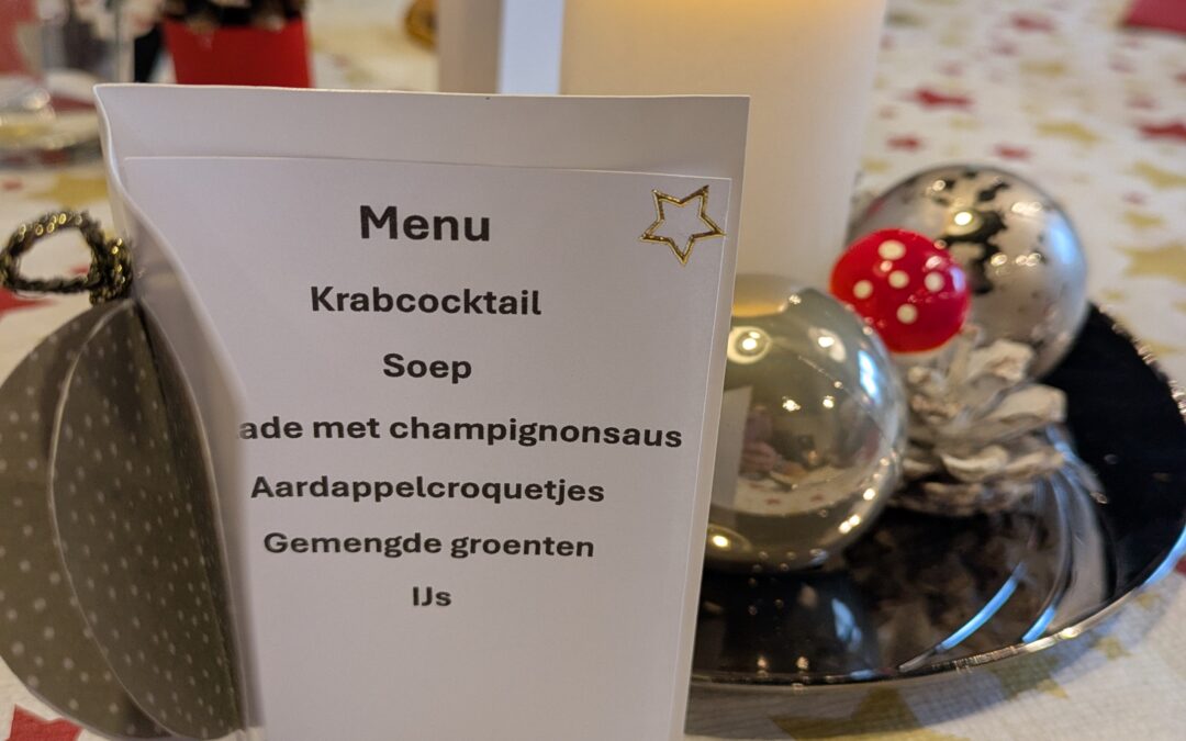 Kerstdiner ouderen